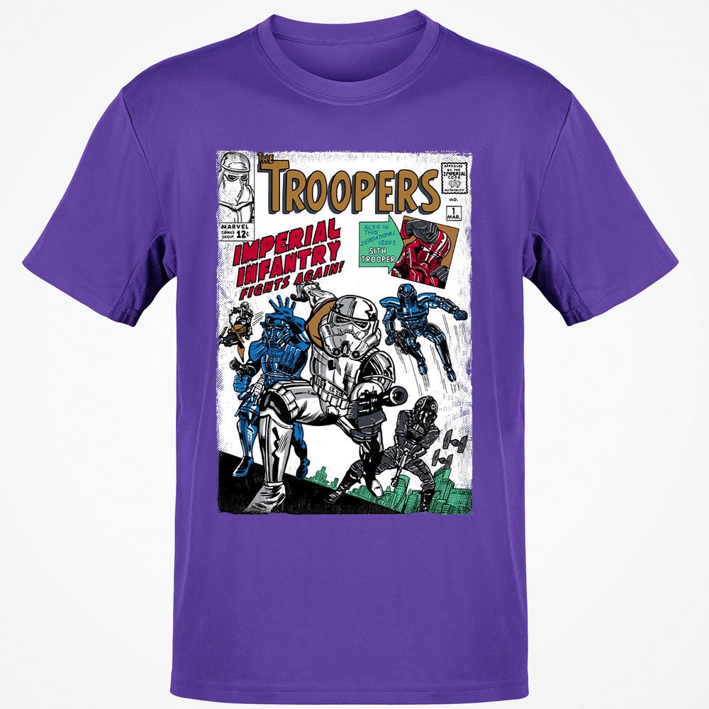 Classic Unisex T-Shirt - U73YU5F9 - Purple - 9