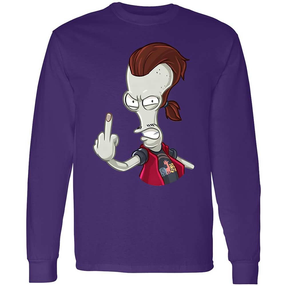 Long Sleeve T-Shirt - WMJ21X1M - Purple - 9