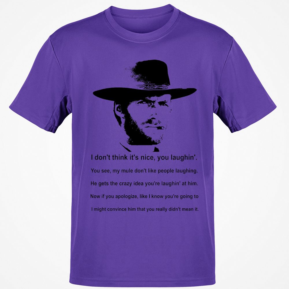 Clint Eastwood Mule Quote - Purple - 9