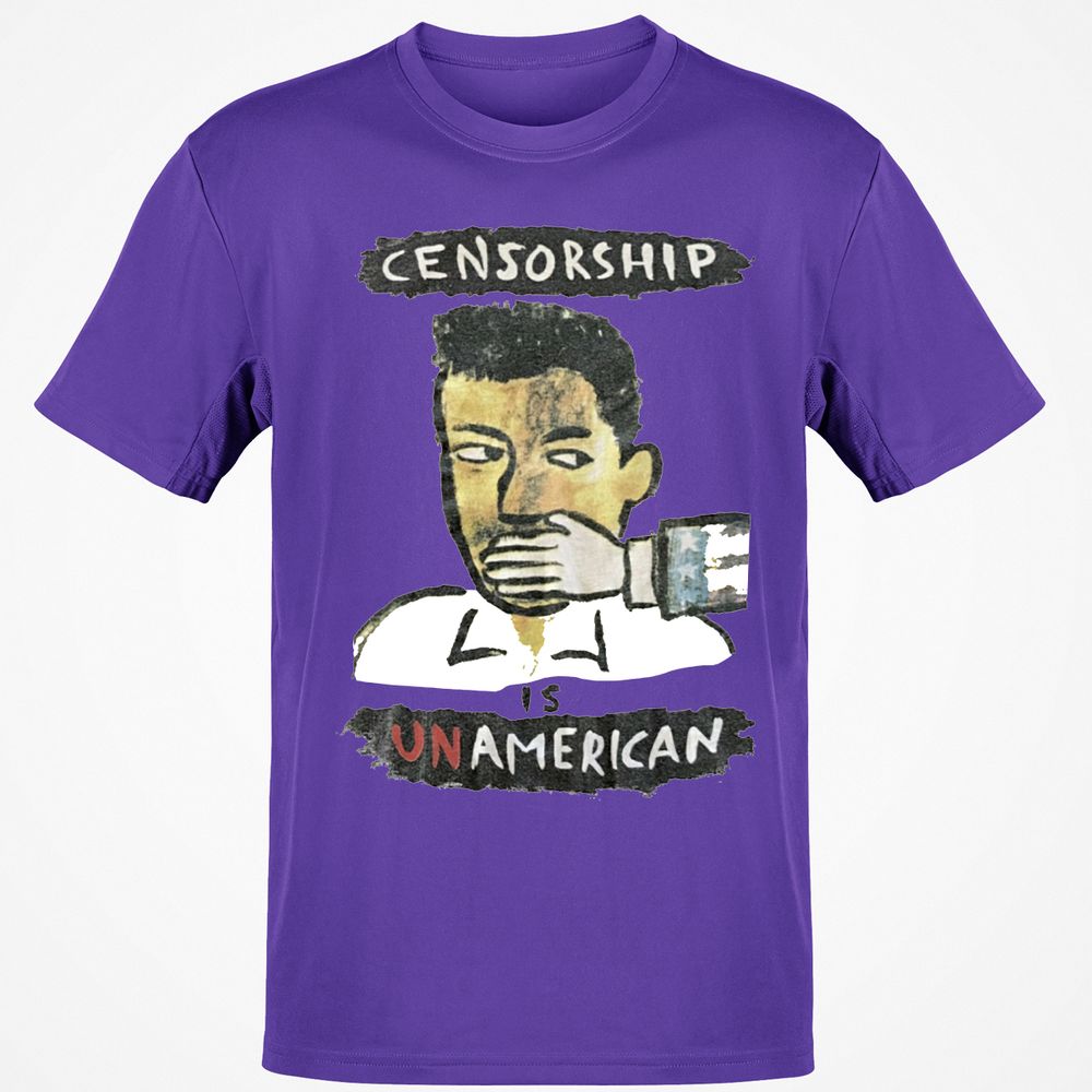 Censorship is Unamerican - Purple - 9