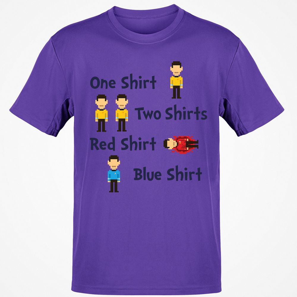 Red Shirt, Blue Shirt - Purple - 9