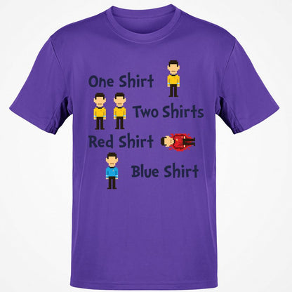 Red Shirt, Blue Shirt - Purple - 9