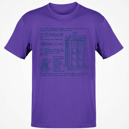 Classic Unisex T-Shirt - T1T1NZPR - Purple - 9