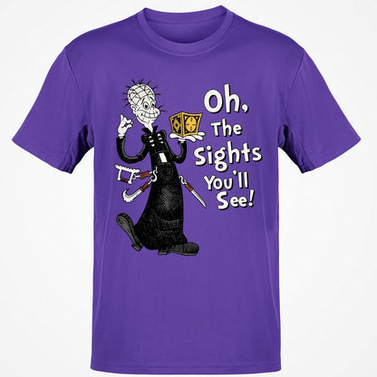 Classic Unisex T-Shirt - ZJD75F9X - Purple - 9