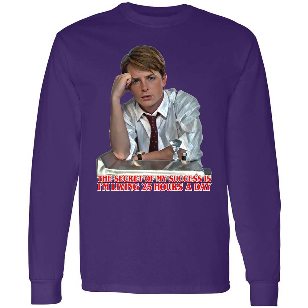 Long Sleeve T-Shirt - 5G84WDS9 - Purple - 9