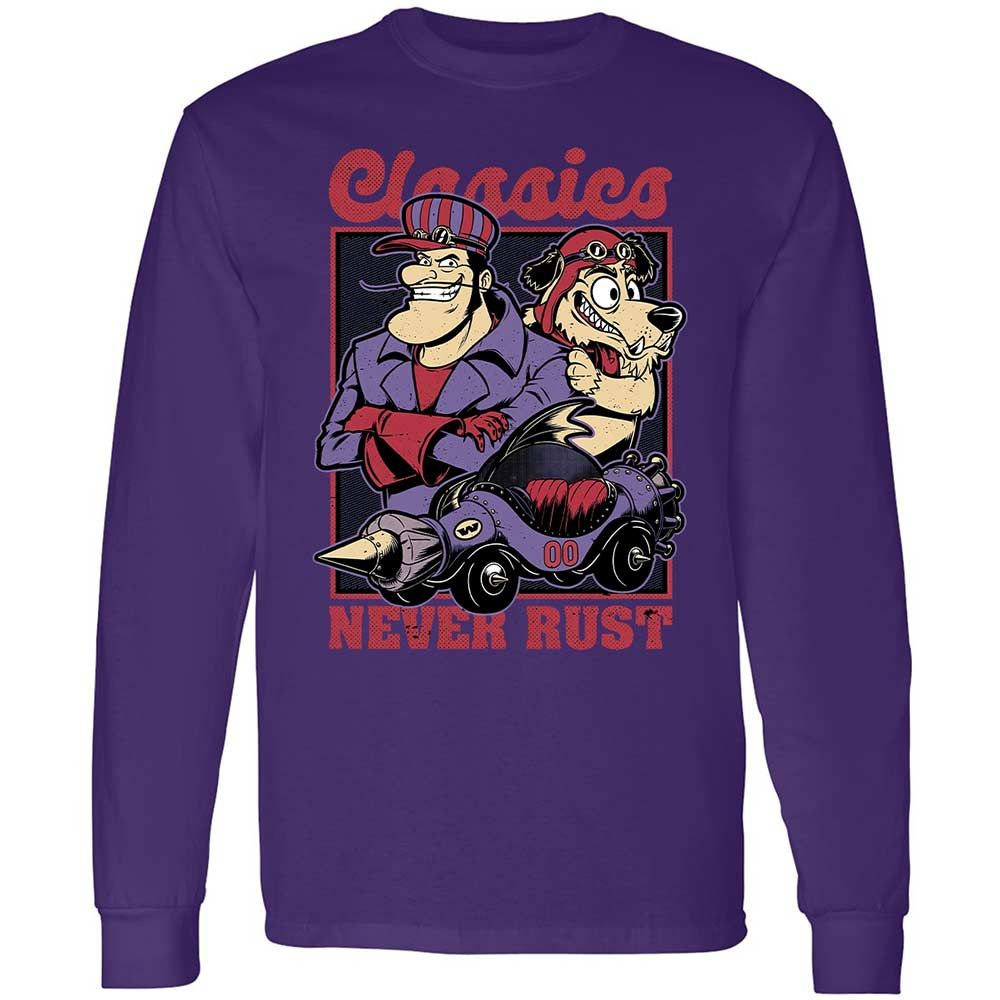 Long Sleeve T-Shirt - G85BX7B7 - Purple - 9