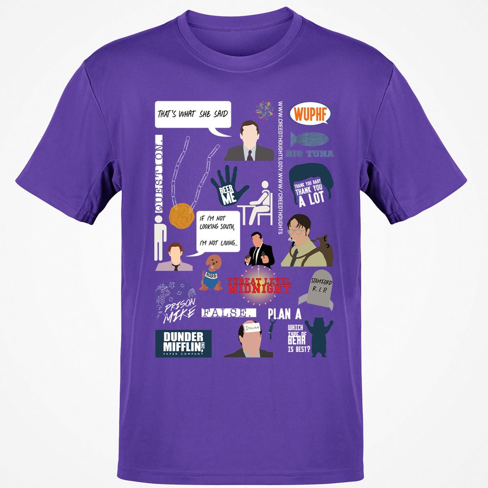 Classic Unisex T-Shirt - 3851B8NW - Purple - 9