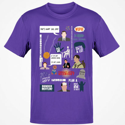 Classic Unisex T-Shirt - 3851B8NW - Purple - 9