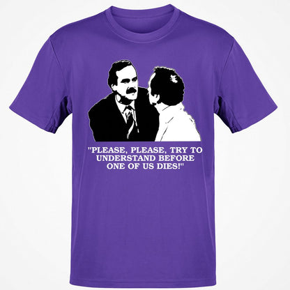 Classic Unisex T-Shirt - WQD7RE9J - Purple - 9