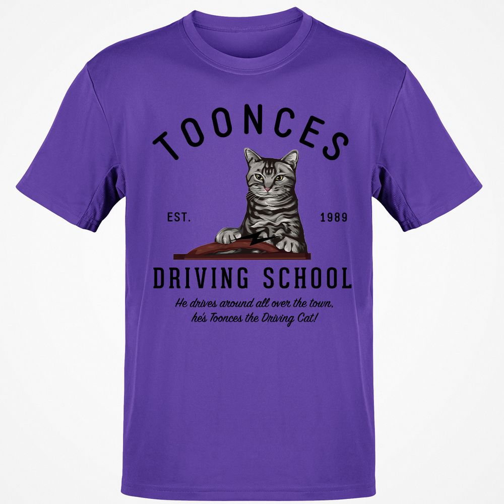 Funny Cat Driving School - Purple - 9