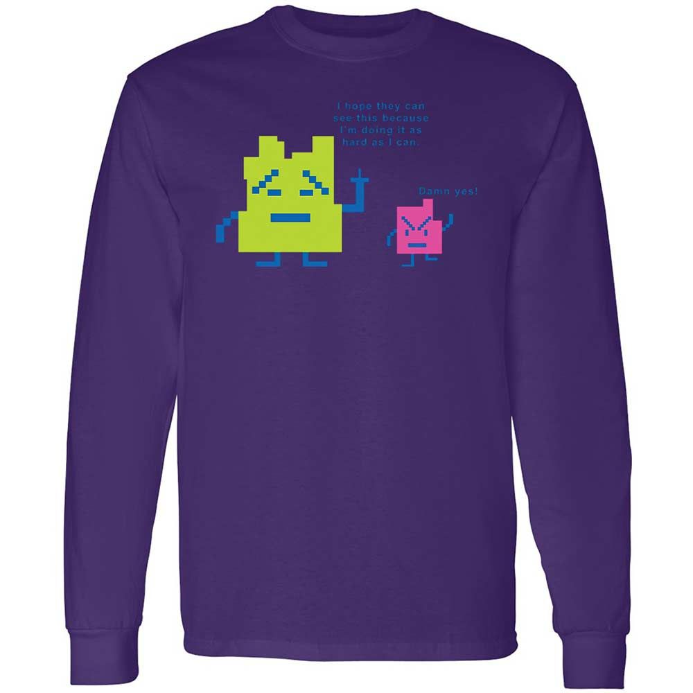 Long Sleeve T-Shirt - SMPANMPZ - Purple - 9