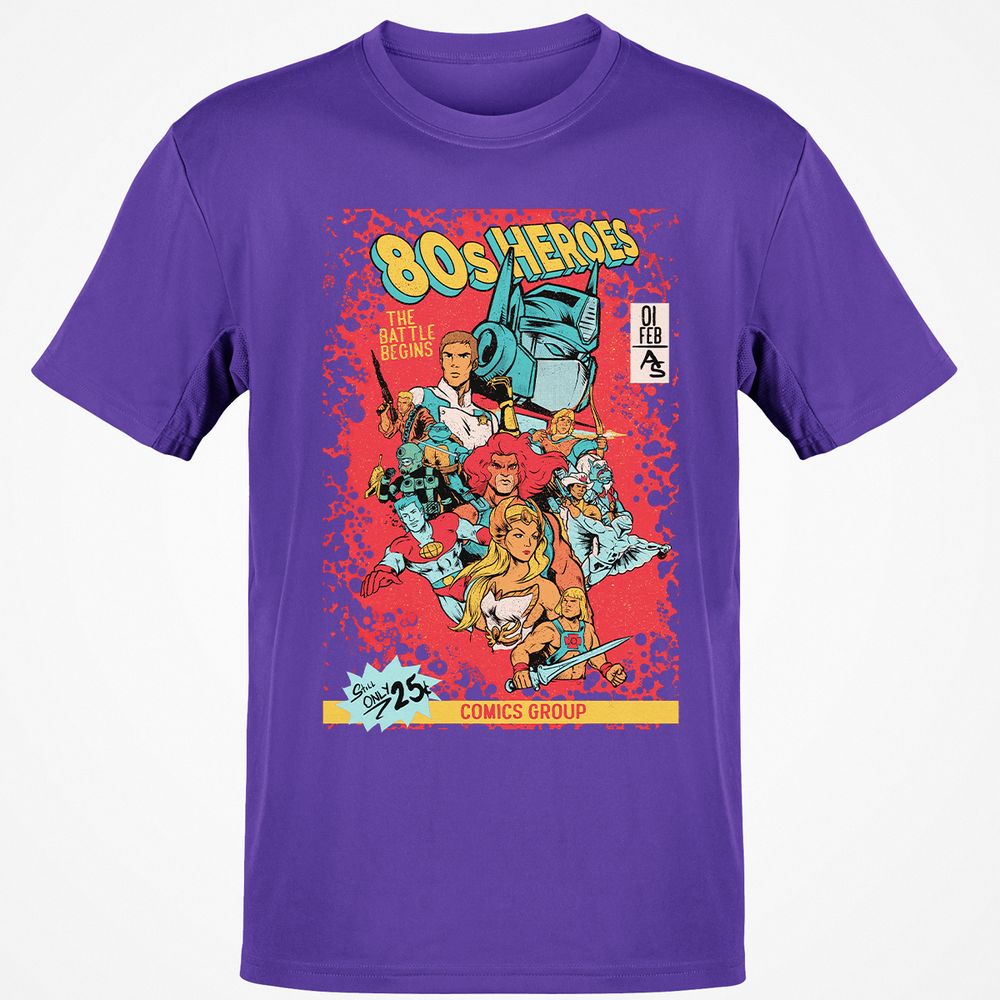 Classic Unisex T-Shirt - 6H5RB7W3 - Purple - 9