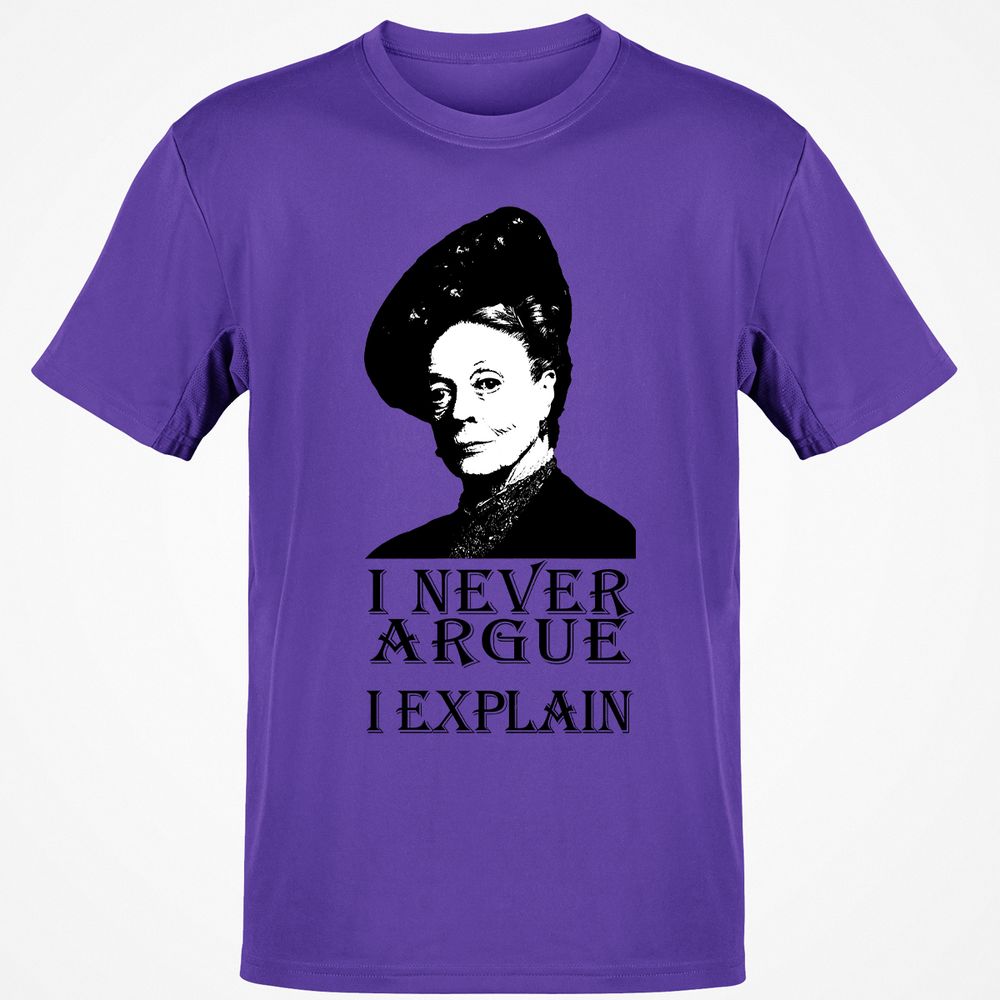 I never argue - Purple - 9