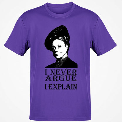 I never argue - Purple - 9