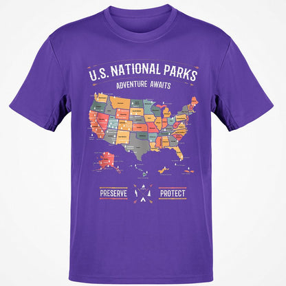 Classic Unisex T-Shirt - 5CYW3NSS - Purple - 9