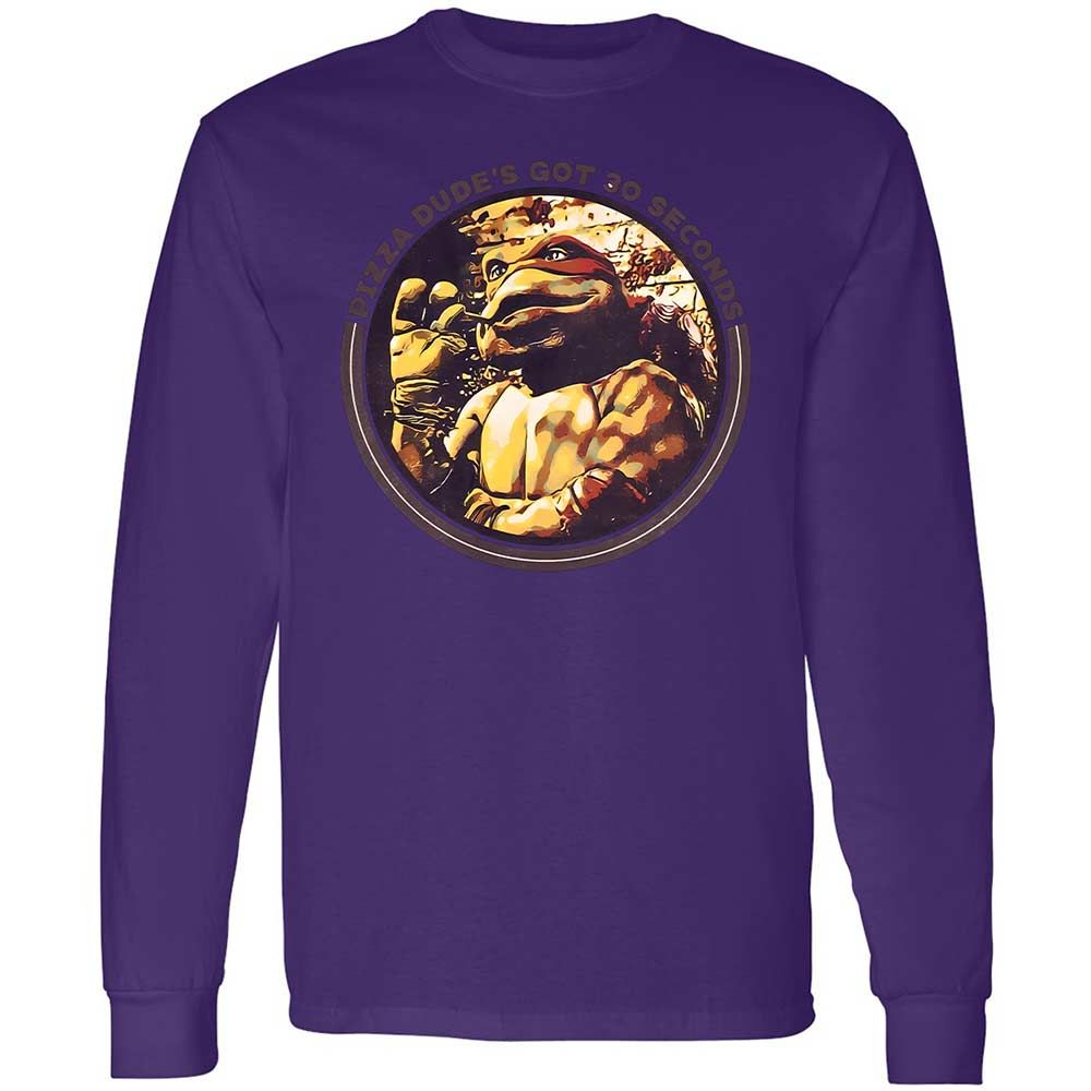 Long Sleeve T-Shirt - UKP2N9CQ - Purple - 9