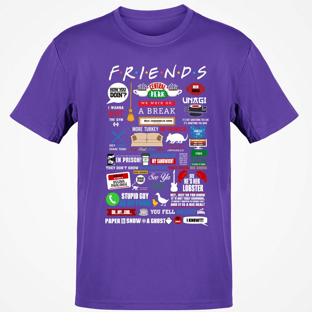 Classic Unisex T-Shirt - EFJAHL8Y - Purple - 9