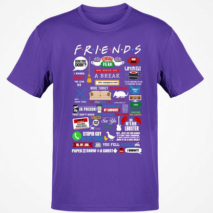 Classic Unisex T-Shirt - EFJAHL8Y - Purple - 9