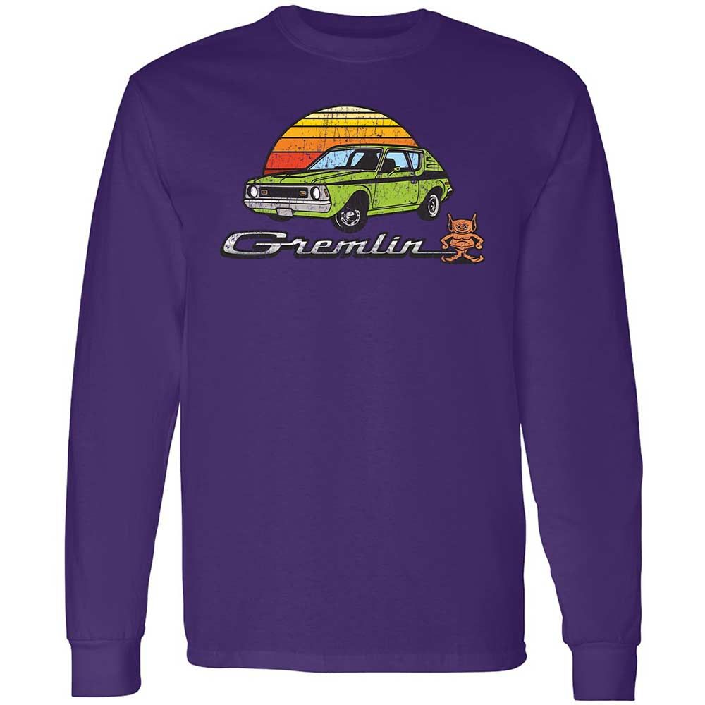 Long Sleeve T-Shirt - Q1XDH74G - Purple - 9