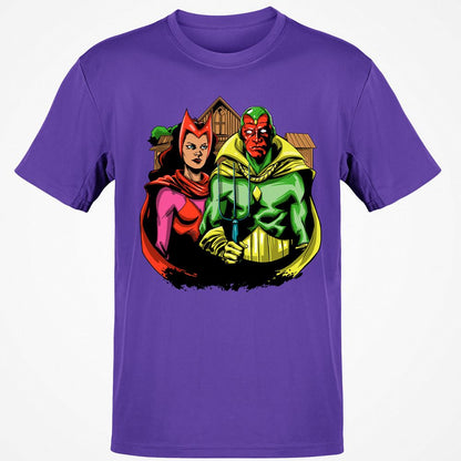 Classic Unisex T-Shirt - 2M4S4DL9 - Purple - 9