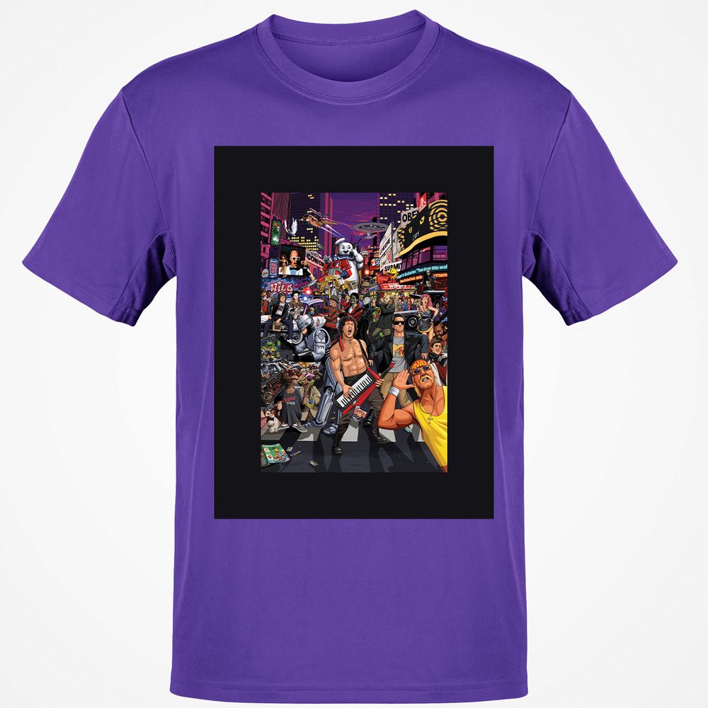 Classic Unisex T-Shirt - 1WUL8YSN - Purple - 9