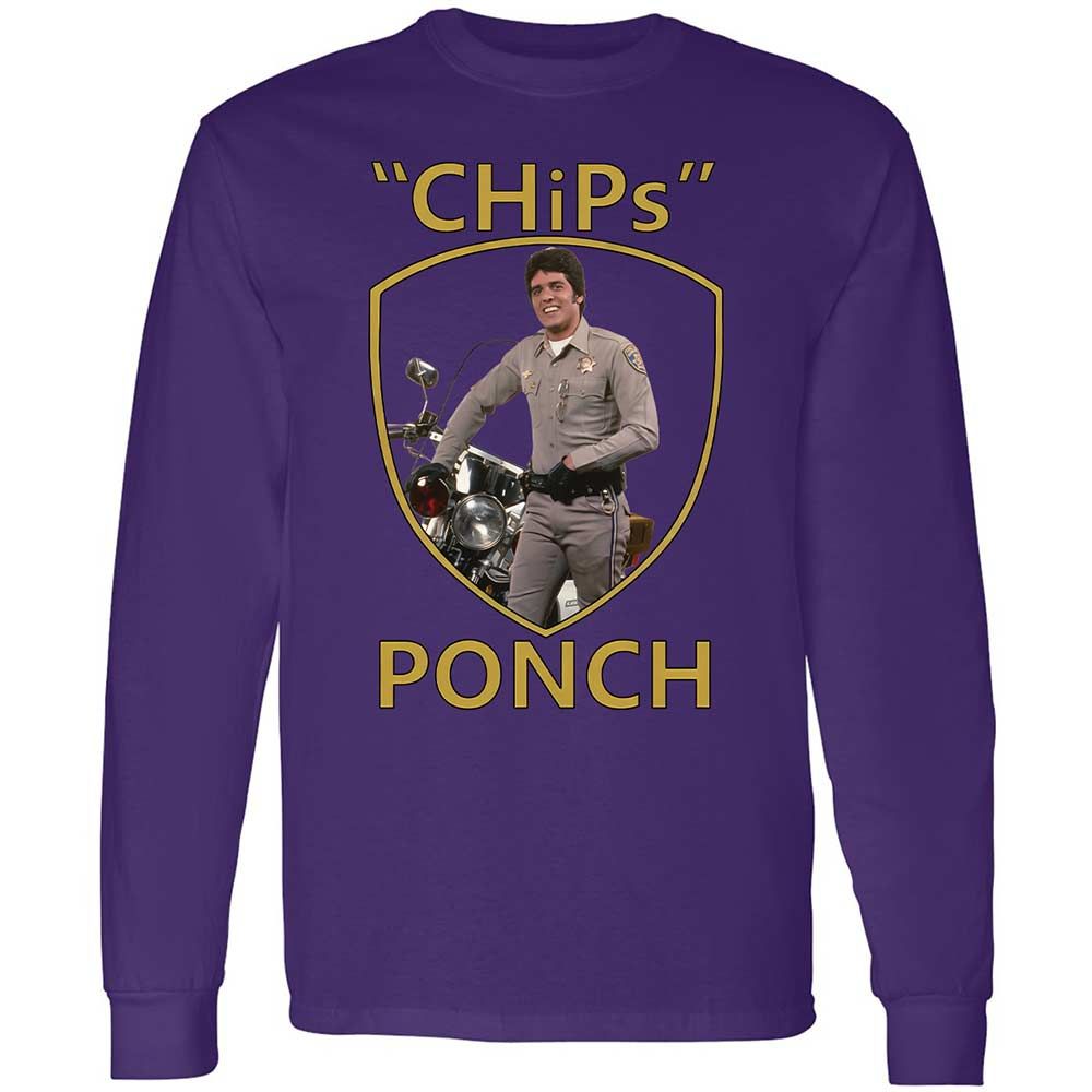 Long Sleeve T-Shirt - D85U6Y3G - Purple - 9