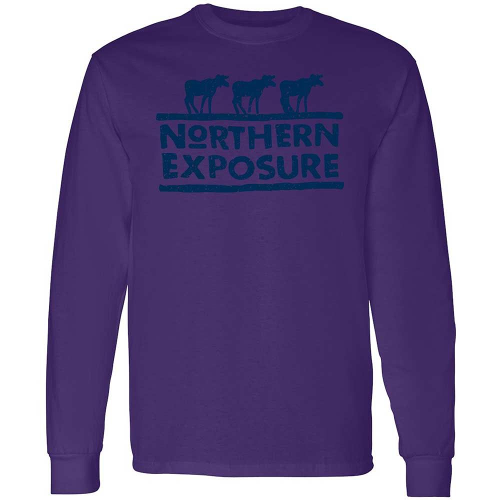 Long Sleeve T-Shirt - 8ST8V4GZ - Purple - 9