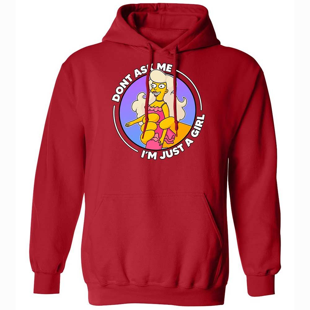 Don't Ask Me I'm Just A Girl - Red - 9