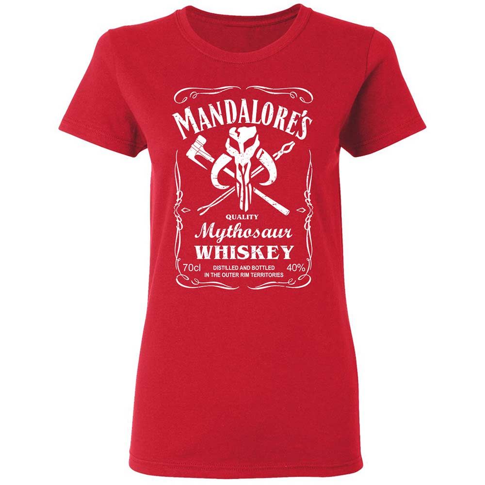 Women's T-Shirt - DAP5YZLQ - Red - 9
