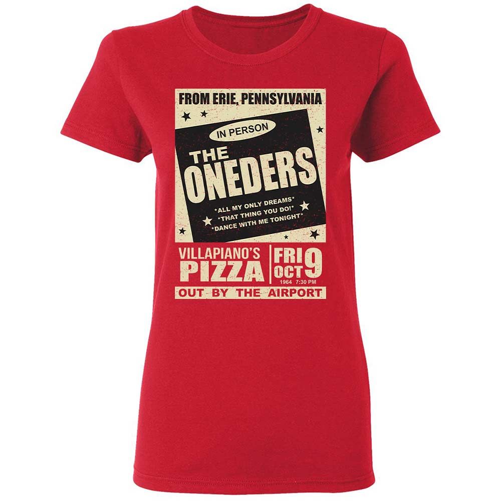 Women's T-Shirt - NFQCCDGK - Red - 9