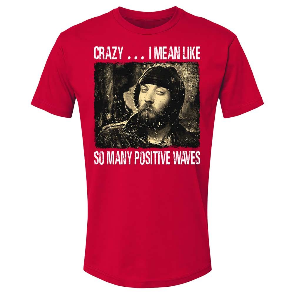 Many positive waves - Red - 9