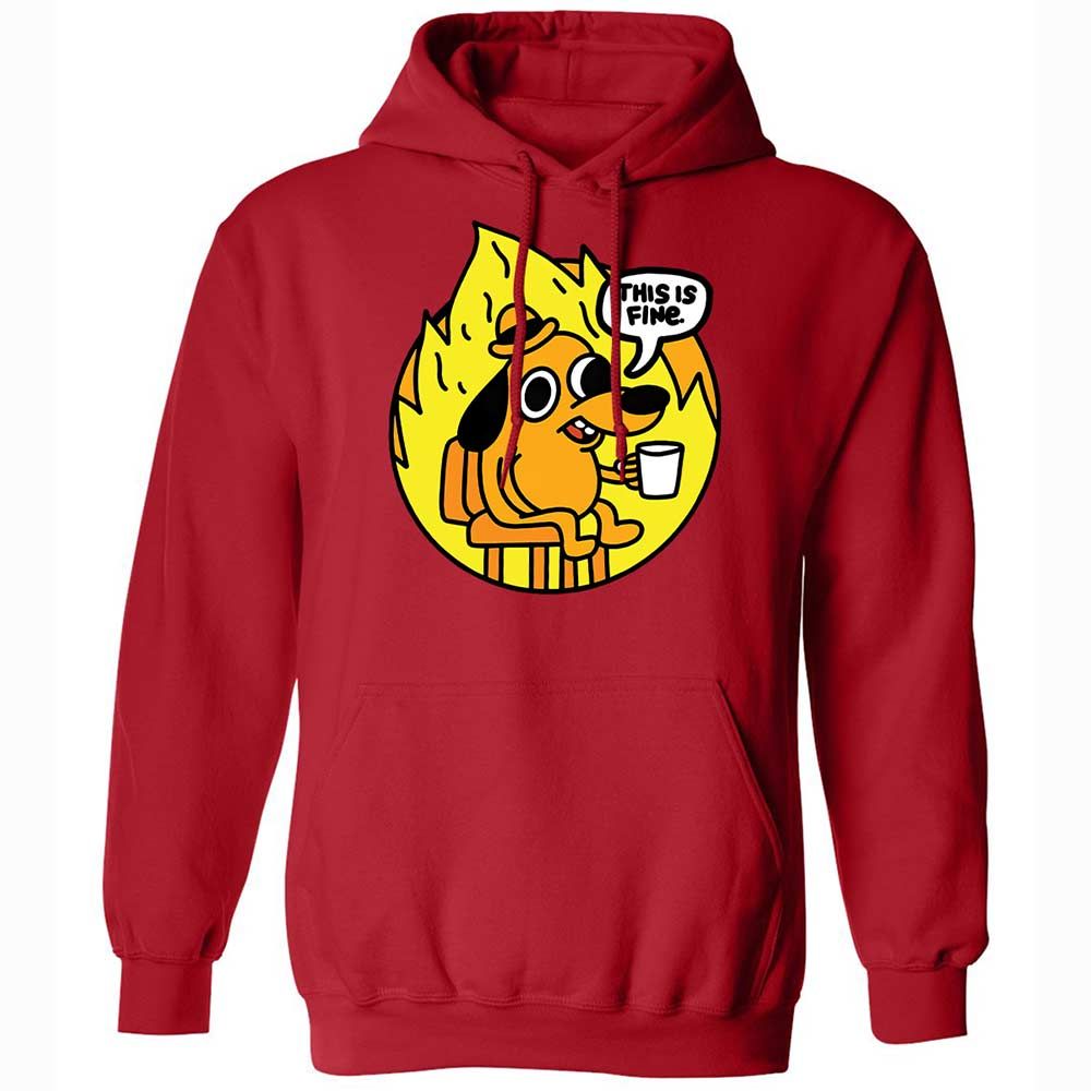 This is Fine - Red - 9