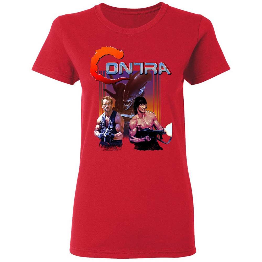 Women's T-Shirt - W9CV388R - Red - 9