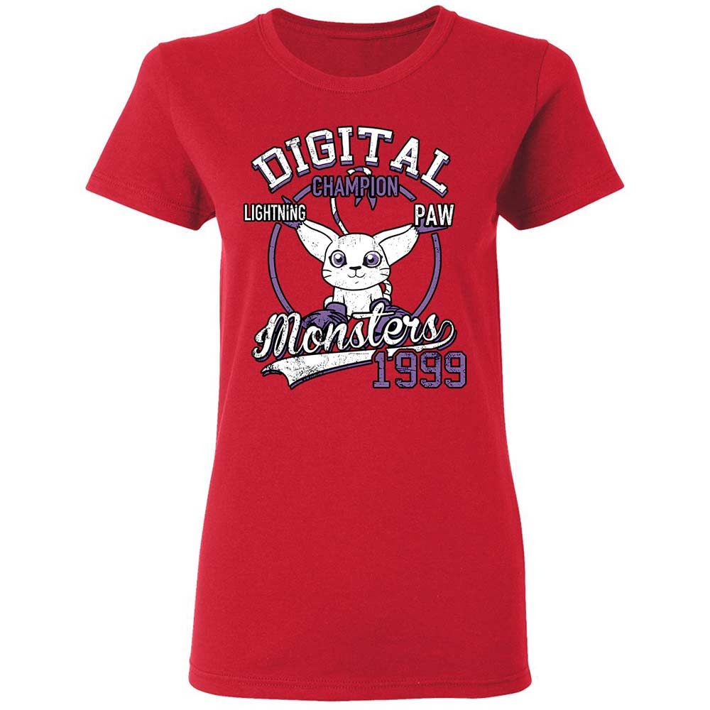 Women's T-Shirt - DZKYRWD7 - Red - 9