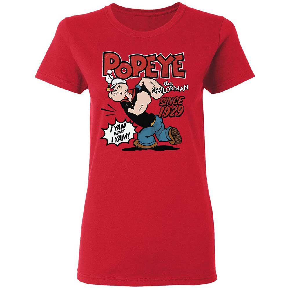 Women's T-Shirt - 5DE9FGVE - Red - 9