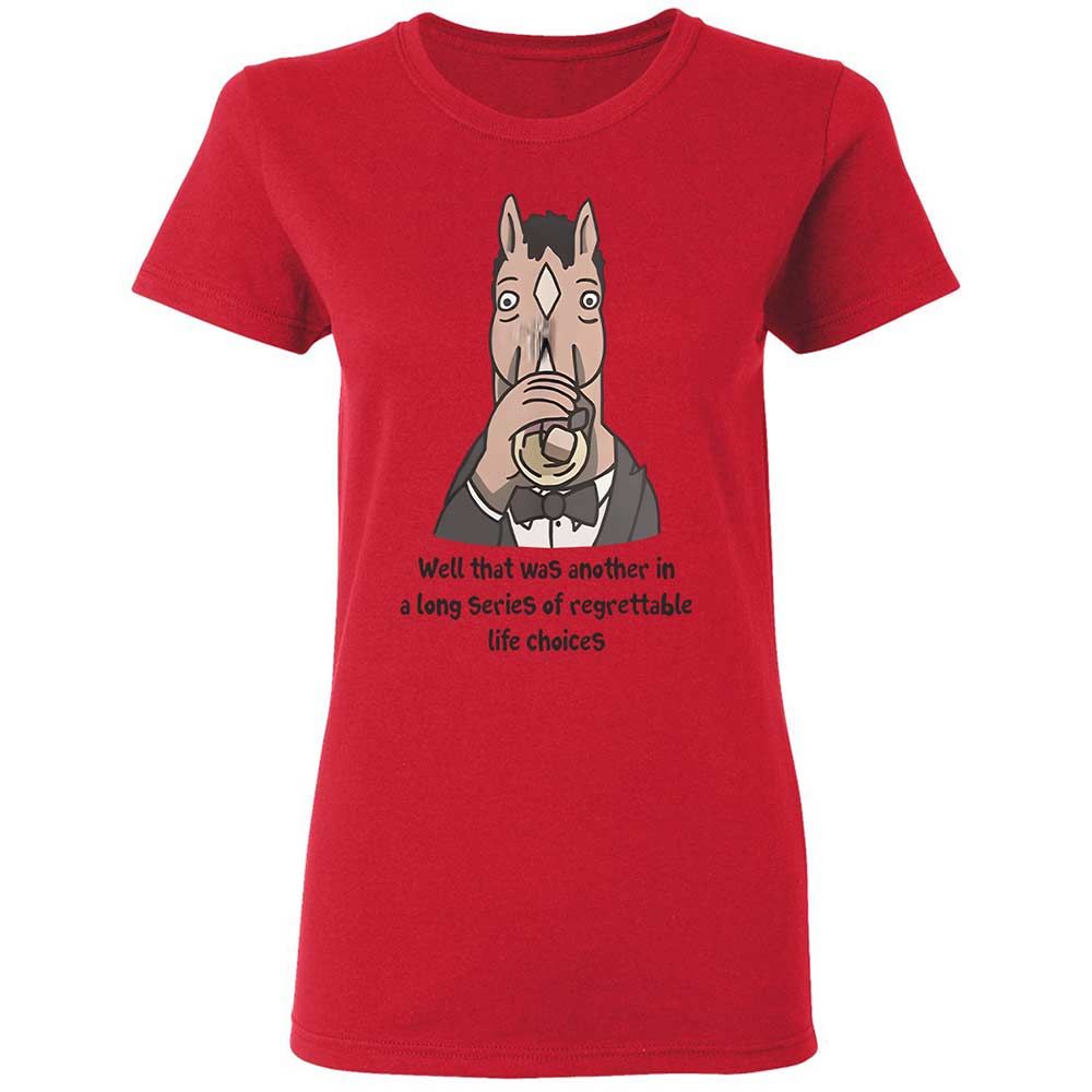 Women's T-Shirt - 7G1JM4JF - Red - 9