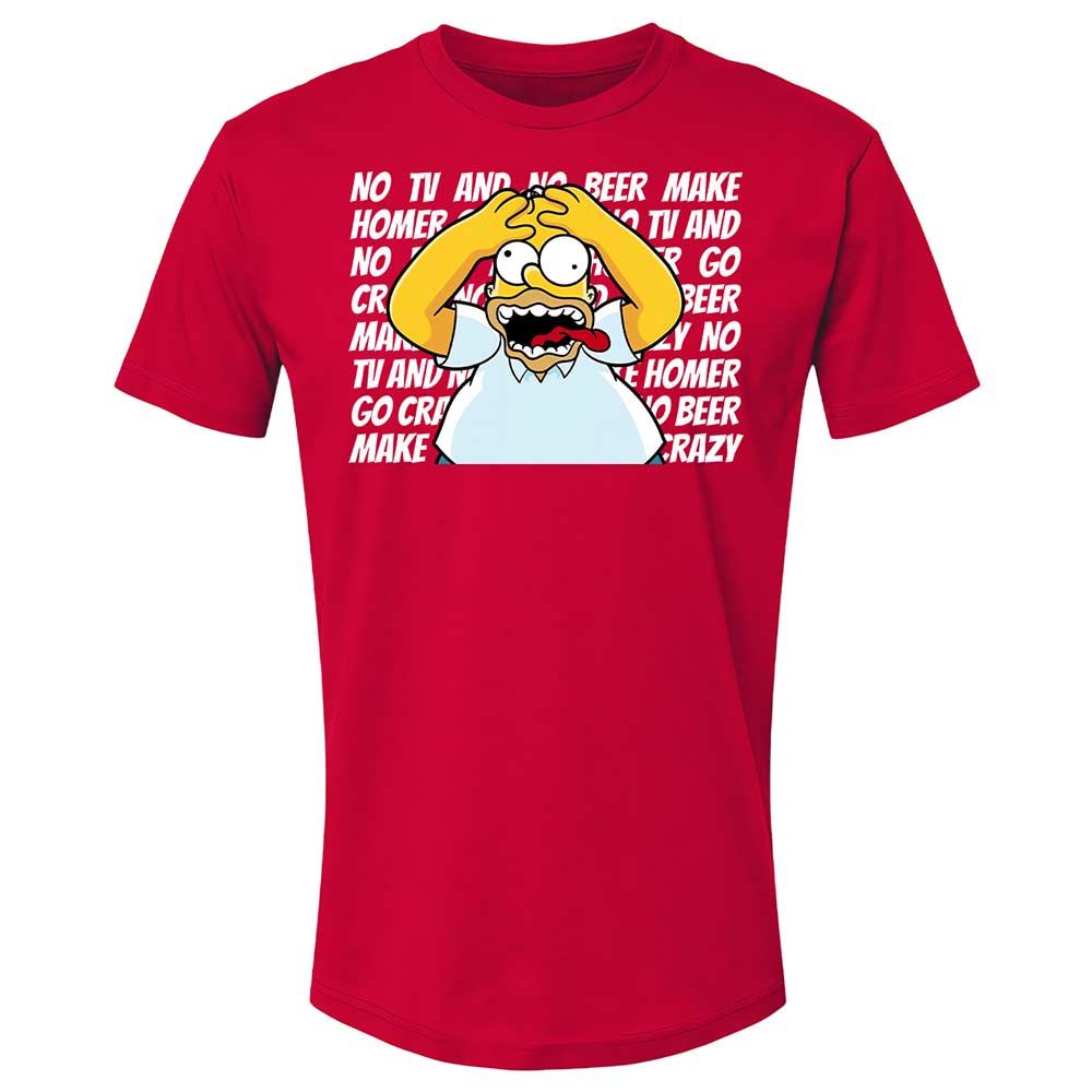 No TV and No Beer Make Homer Go Crazy - Red - 9