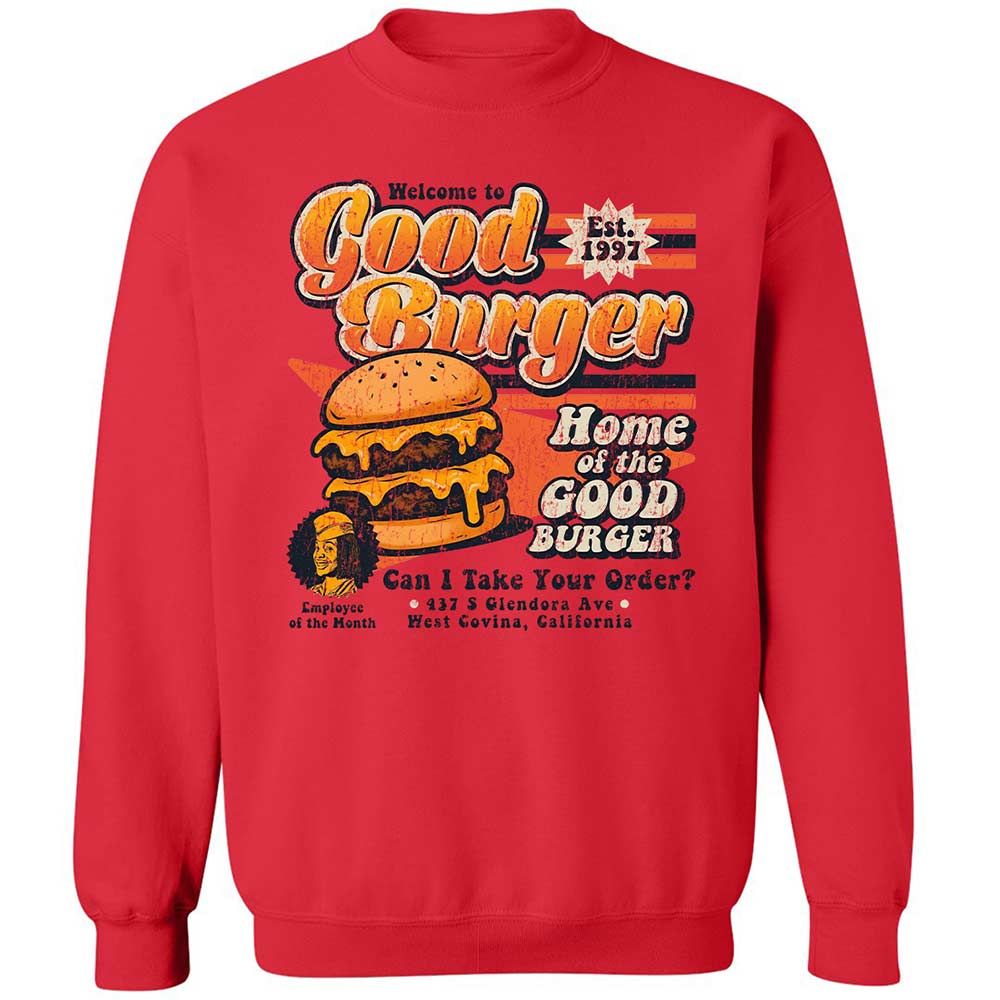 Classic Unisex Sweatshirt - XBLK6XX4 - Red - 9