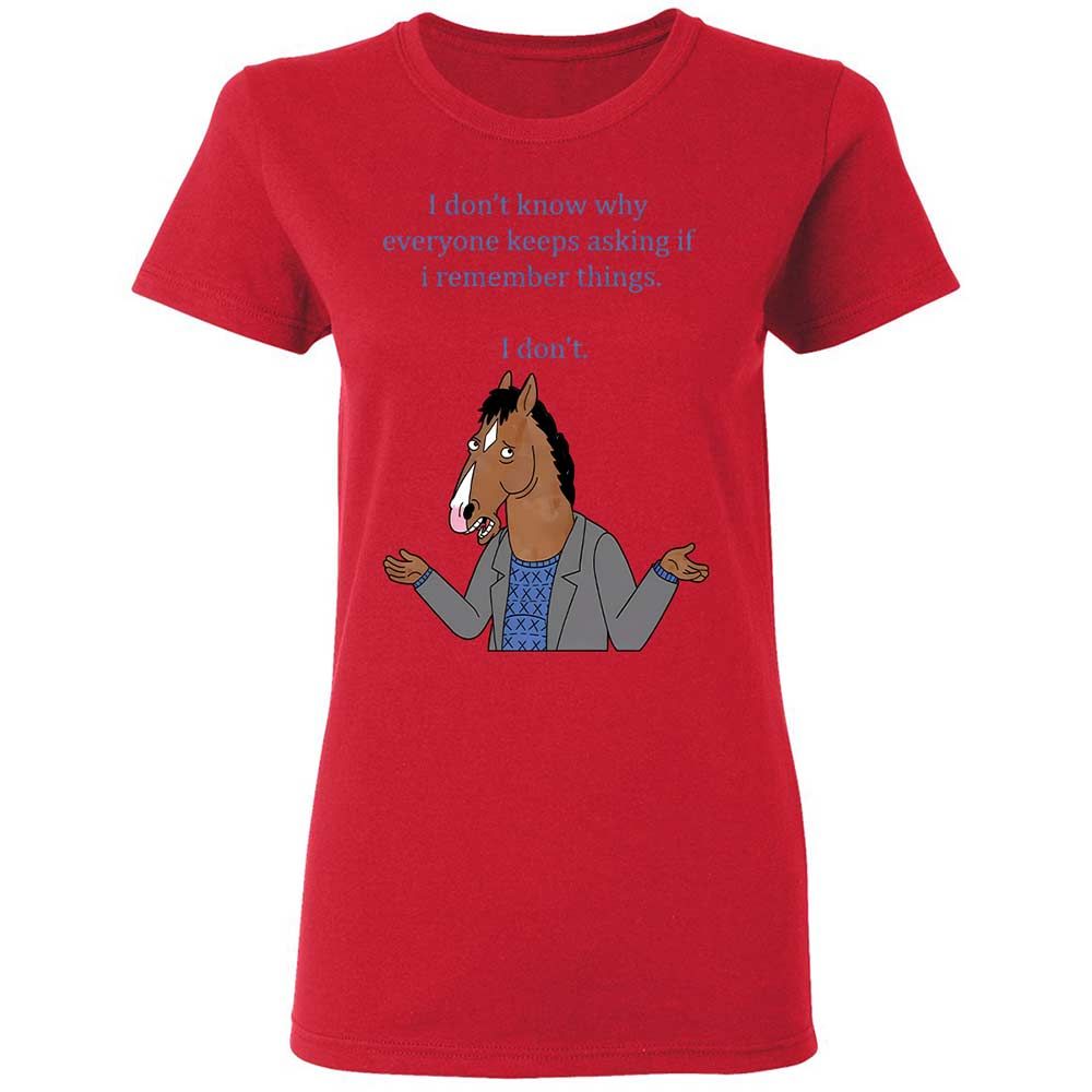 Women's T-Shirt - FR46AMQY - Red - 9