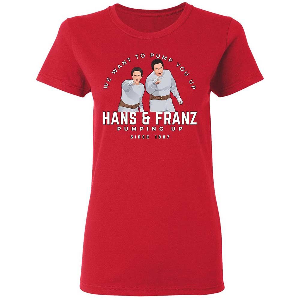 Women's T-Shirt - NHZC5LK5 - Red - 9