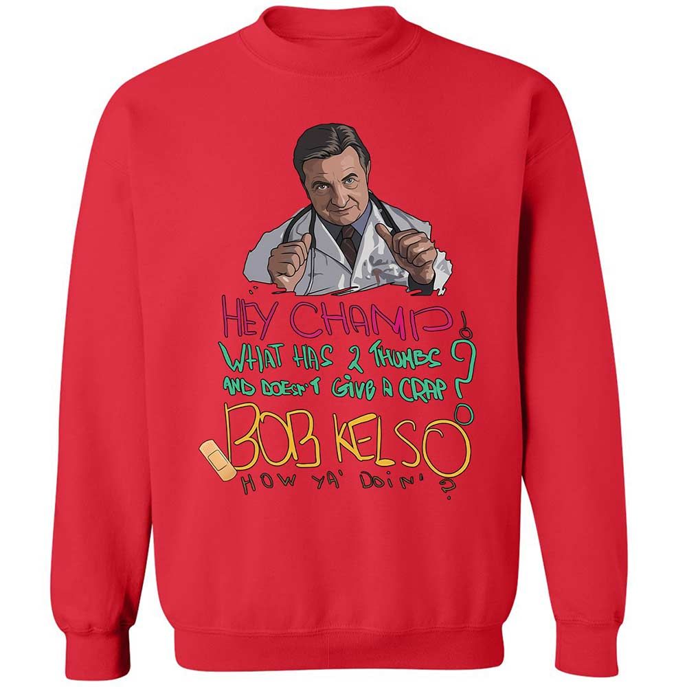 Classic Unisex Sweatshirt - QDW5MKJJ - Red - 9