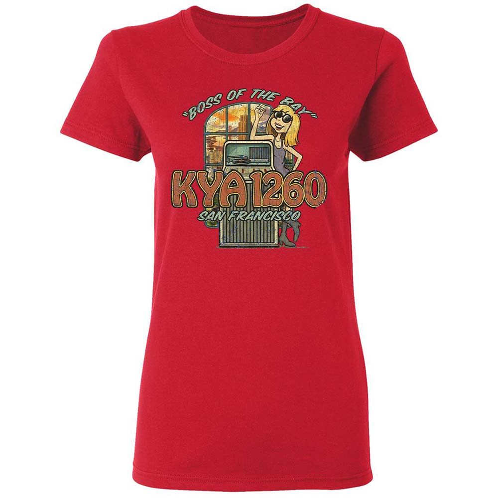 Women's T-Shirt - SK254Q4L - Red - 9