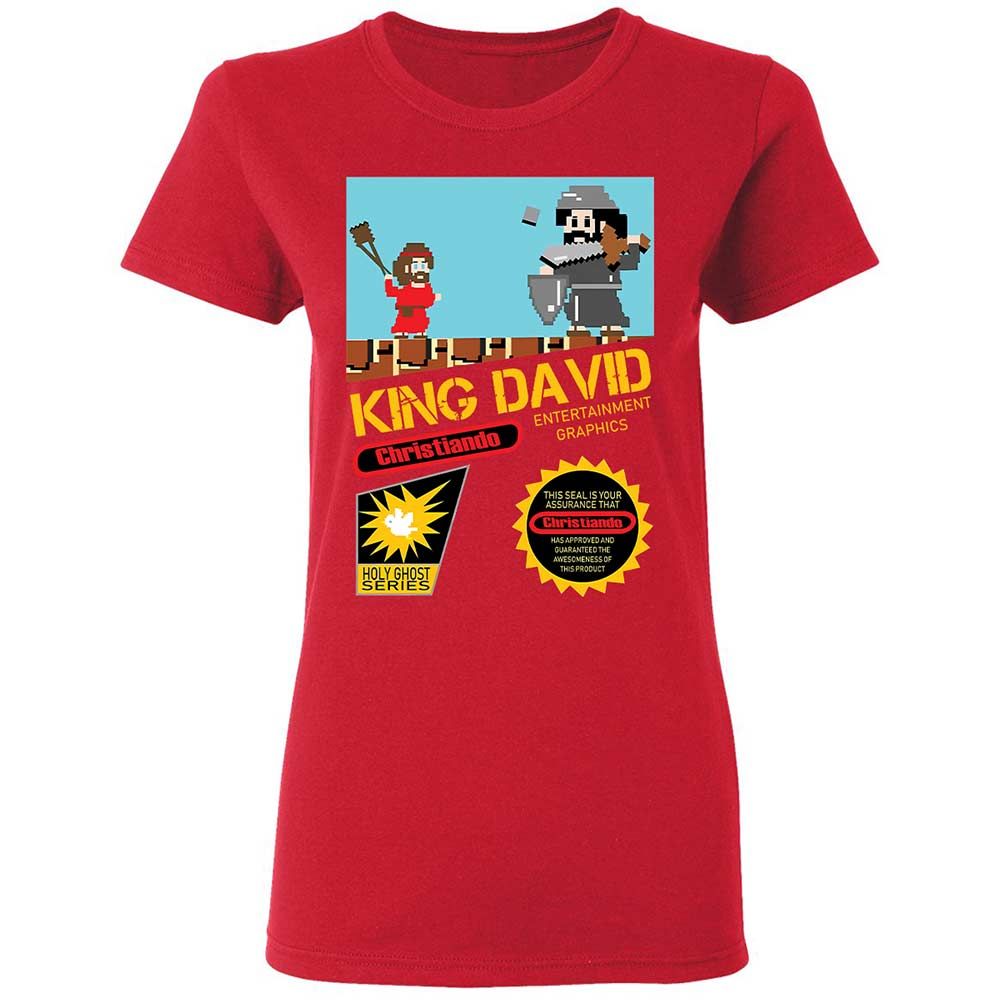 David Vs Goliath Cool Christian - Red - 9