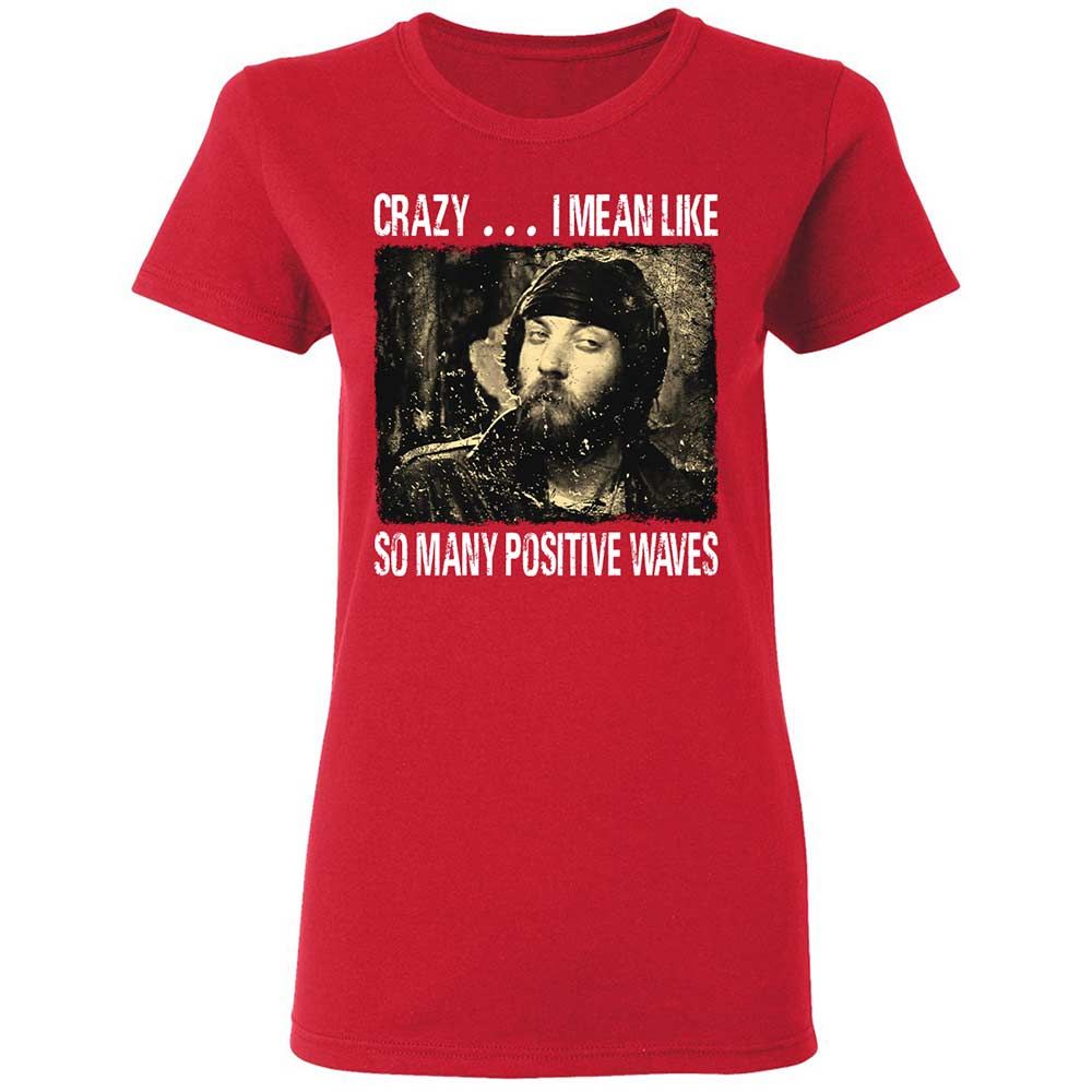 Many positive waves - Red - 9