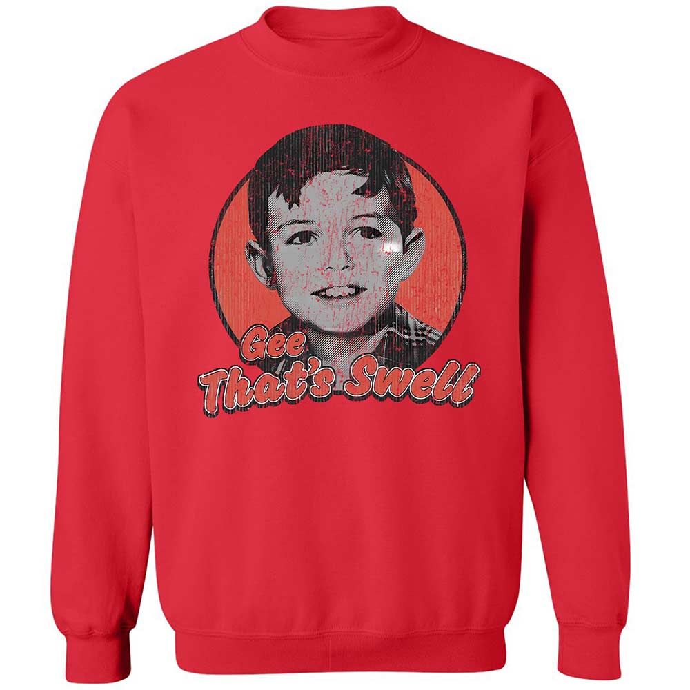 Classic Unisex Sweatshirt - 7E5KNL3D - Red - 9