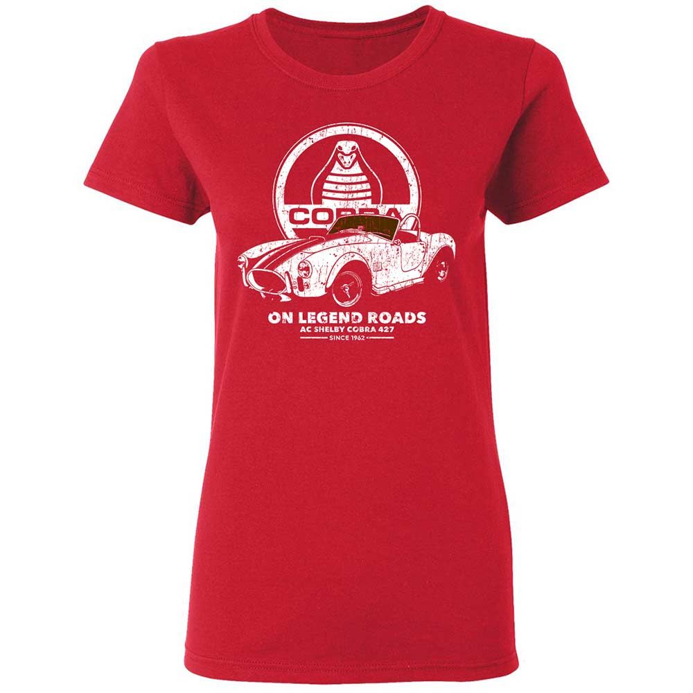 Women's T-Shirt - LJBQSNKH - Red - 9
