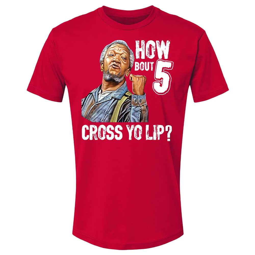 How bout 5 cross yo lip - Red - 9
