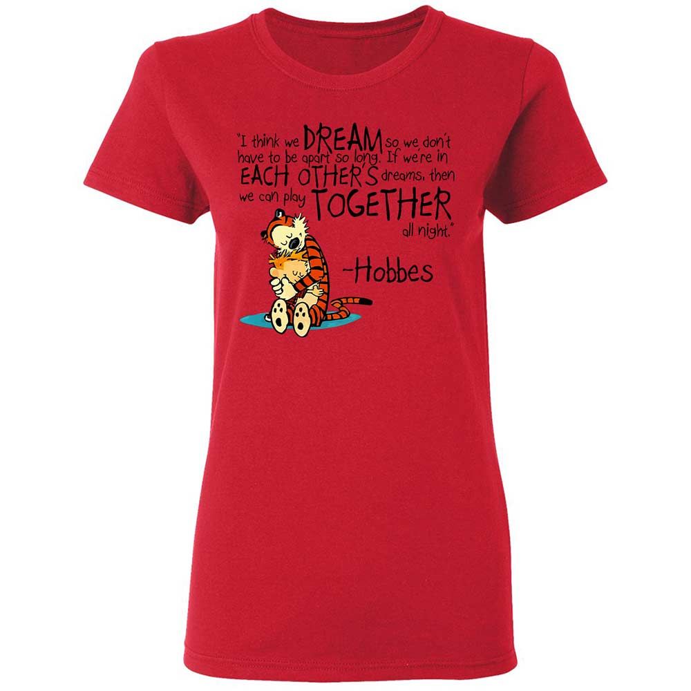 Calvin Hobbes Dreams - Red - 9