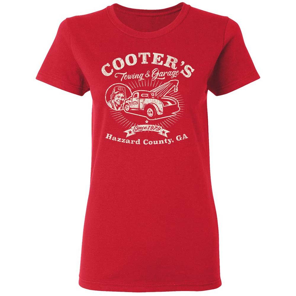 Women's T-Shirt - XQBY2F5V - Red - 9