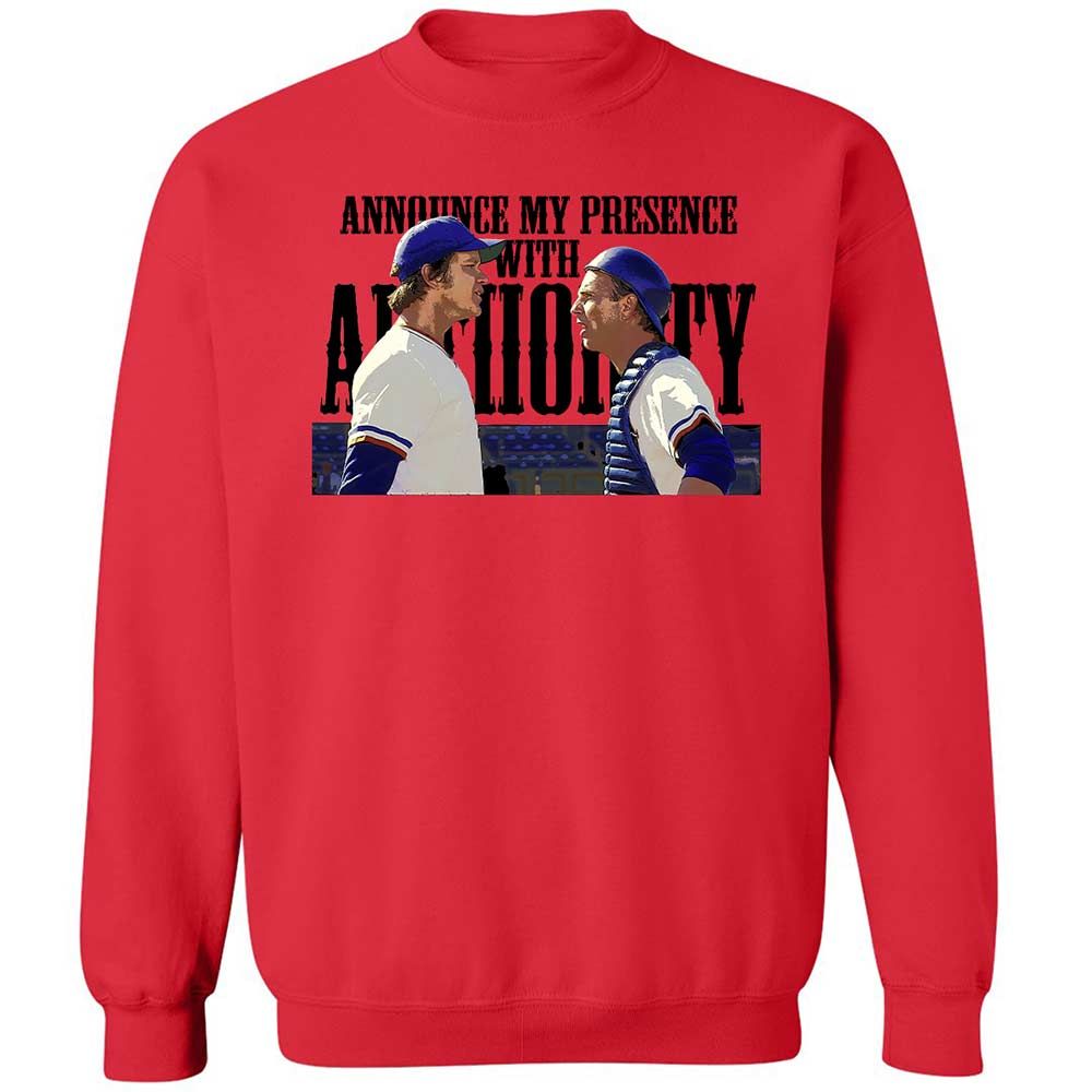 Announce my presence with authority - Red - 9